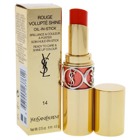 yves saint laurent rouge lipstick corail in touch|ysl love shine lipstick.